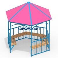 Беседка с лавками МАФ 4120 в Владимире