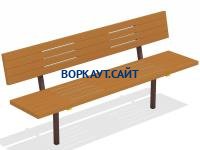 Диван уличный МАФ 1608 в Владимире