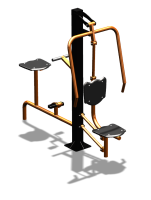 Уличный тренажер "Жим от груди Вело" УТ321 в Владимире