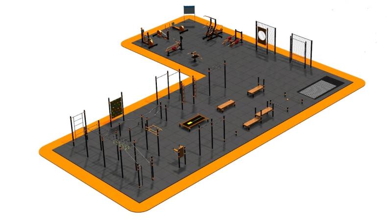 Дизайн проект спортплощадки Угловая в Владимире