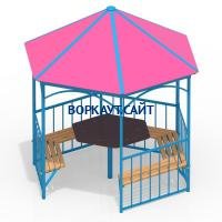 Беседка со столом и лавками МАФ 4121 в Владимире