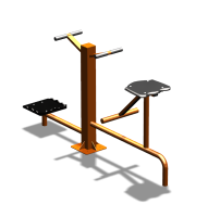 Уличный тренажер "Твистер стоя Твистер сидя" УТ323 в Владимире