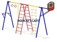 Гимнастический комплекс с баскетбольным щитом МАФ 3001 в Владимире