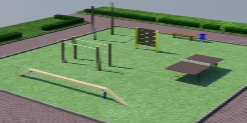 Проект спортплощадки мини спорт  в Владимире