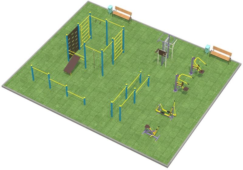 Проект спортплощадки 150 метров в Владимире в Владимире