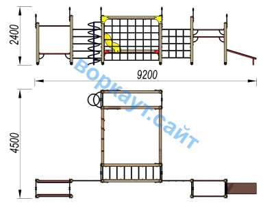 Детский спортивный комплекс ДСК 3102 в Владимире