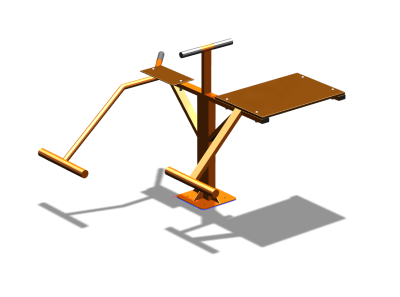 Уличный тренажер "Пресс Гиперэкстензия" УТ327 в Владимире