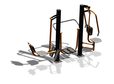 Уличный тренажер "Жим ногами Шагомер Жим от груди" УТ333 в Владимире