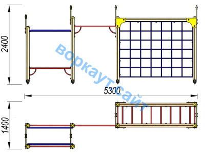 Детский спортивный комплекс Атлет ДСК 3106 в Владимире