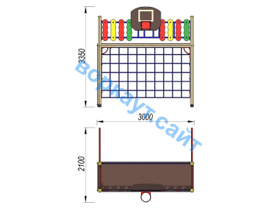 Детский спортивный комплекс ДСК 3101 в Владимире