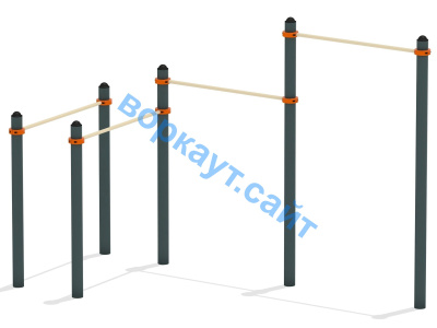 Турник двойной с брусьями ВС-17 в Владимире