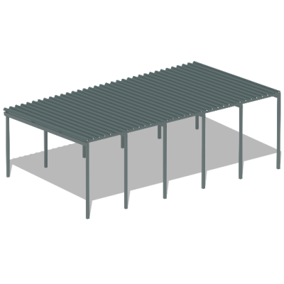 Большой теневой навес трибун МАФ 4131 в Владимире