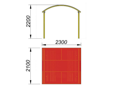 Навес судейский МАФ 4004 в Владимире
