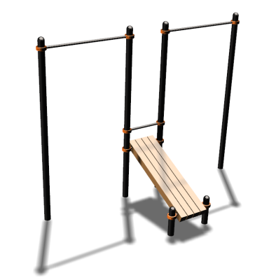 Воркаут турники со скамьей для пресса ВС-27 в Владимире