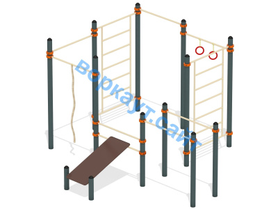 Спортивный комплекс воркаут ВС-47 в Владимире