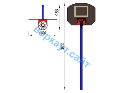 Баскетбольный щит СИО 3510 в Владимире