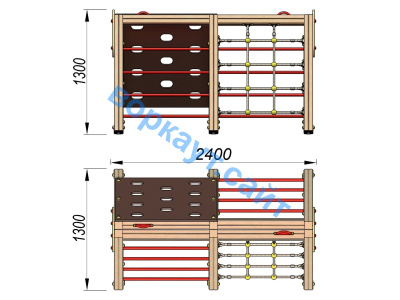 Детский спортивный комплекс ДСК 3203 в Владимире