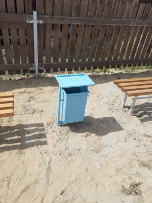 Урна с крышкой МАФ 1631 в Владимире Урна с крышкой МАФ 1631 в Владимире