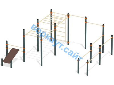 Спортивный комплекс воркаут ВС-50 в Владимире