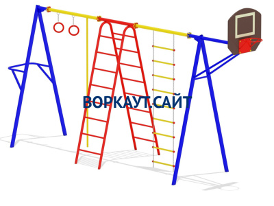 Гимнастический комплекс с баскетбольным щитом МАФ 3001 в Владимире Гимнастический комплекс с баскетбольным щитом МАФ 3001 в Владимире