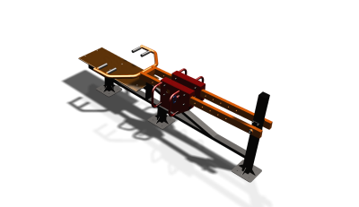 Силовой уличный тренажер  "Жим лежа"  УТ411 в Владимире