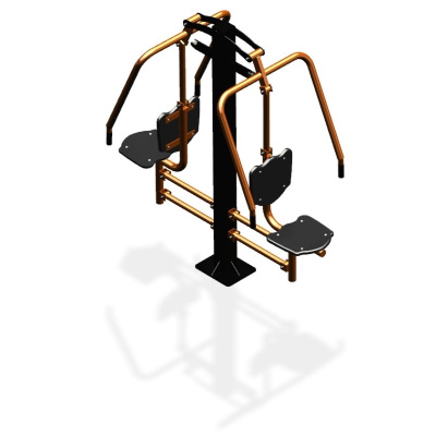 Уличный тренажер  "Жим от груди двойной" УТ204 в Владимире