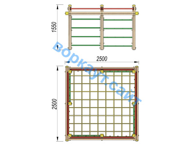 Детский спортивный комплекс ДСК 3109 в Владимире