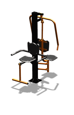 Уличный тренажер "Жим от груди Флекс" УТ324 в Владимире