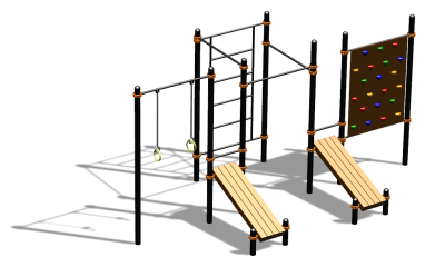Спортивный комплекс воркаут ВС-125 в Владимире Спортивный комплекс воркаут ВС-125 в Владимире