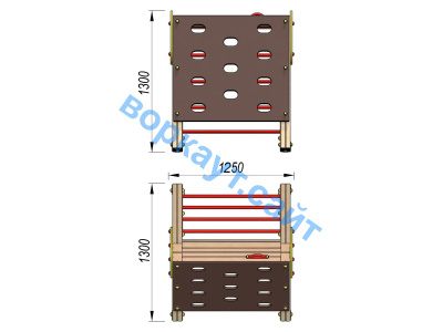 Детский спортивный комплекс ДСК 3202 в Владимире