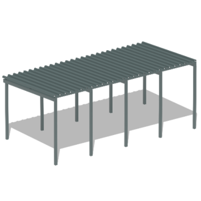 Теневой навес трибун МАФ 4130 в Владимире