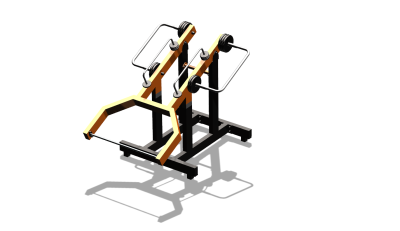 Силовой уличный тренажер  "Мультиштанга"  УТ417 в Владимире