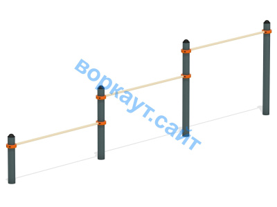 Каскад турников тройной ВС-6 в Владимире