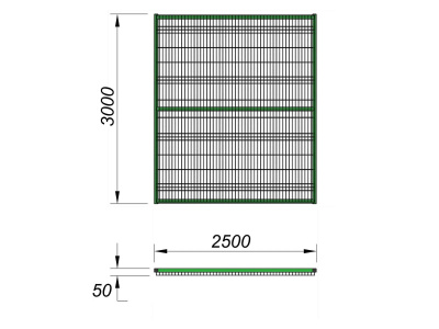 Ограждение спортивной площадки 2500х3000 МАФ 5103 в Владимире