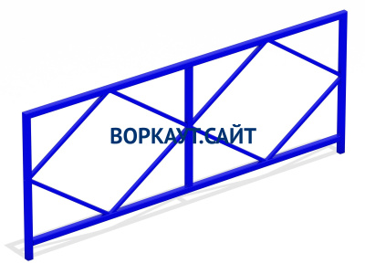 Ограждение площадки МАФ 5001 в Владимире