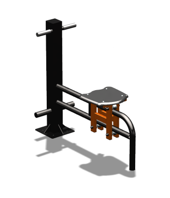 Уличный тренажер "Каталка одинарная" УТ 123 в Владимире