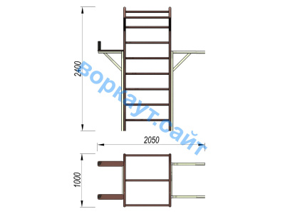 Детский спортивный комплекс 3 в 1 ДСК 3103 в Владимире
