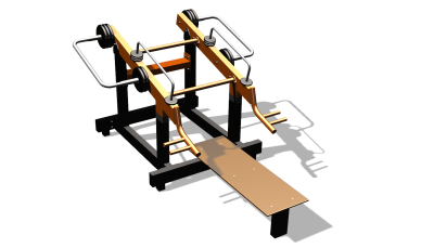 Силовой уличный тренажер  "Жим от груди"  УТ422 в Владимире
