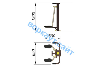 Уличный тренажер Атлетический комплекс УТ 010 в Владимире