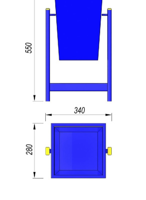 Урна МАФ 1630 в Владимире