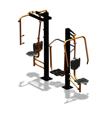 Уличный тренажер "Жим от себя Шагомер Баттерфляй" УТ303 в Владимире