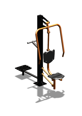 Уличный тренажер "Жим от груди Твистер" УТ328 в Владимире