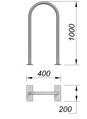 Велопарковка МАФ 6001 в Владимире