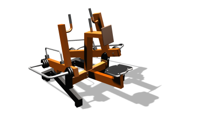 Силовой уличный тренажер  "Рычажная тяга"  УТ419 (тренажер находится на оптимизации у производства  и внешне может отличится от заявленной картинки в Владимире