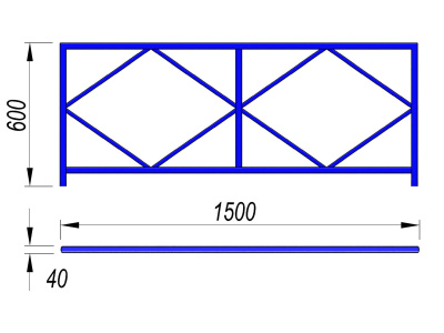 Ограждение площадки МАФ 5001 в Владимире