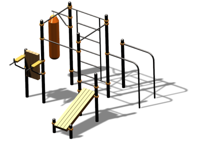 Спортивный комплекс воркаут ВС-93 в Владимире