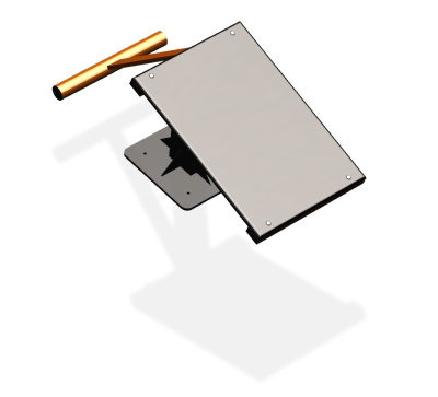 Уличный тренажер "Скамья для пресса" УТ 121 в Владимире