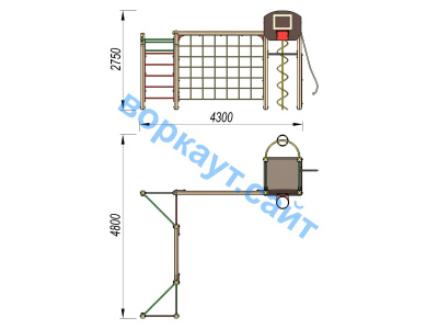 Детский спортивный комплекс ДСК 3112 в Владимире