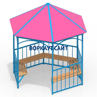 Беседка с лавками МАФ 4120 в Владимире