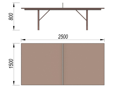 Теннисный стол МАФ 3517 в Владимире